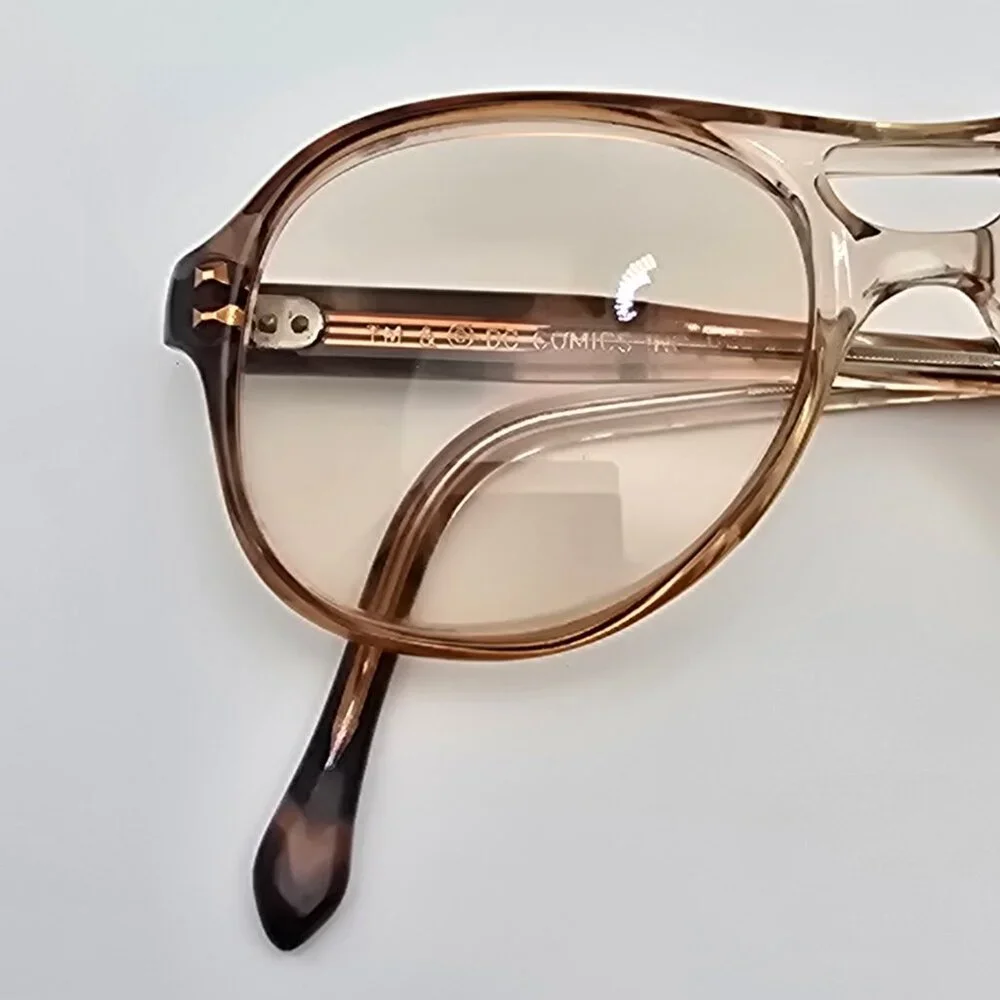 DC Comics Superman II CJ 1978 Brown Fade Kids Aviator Eyeglasses 45-18-135